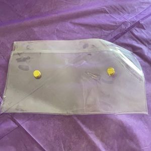 Clear cosmetic bag